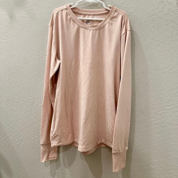 Athleta Girl Pink Uptempo 2.0 Long Sleeve Top - Picture 1 of 6
